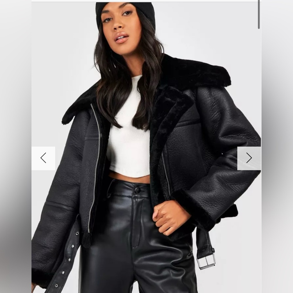 Boohoo aviator jacket
